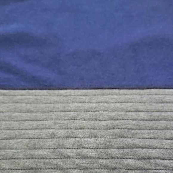 Simply Vera SV Vera Wang Knit Colorblock Elastic Waist Skirt Black Navy Gray Med - Picture 4 of 5